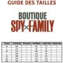 Costume Spy x Family Loid Forger guide de tailles