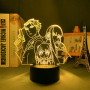Lampe 3D Spy x Family Famille Forger jaune
